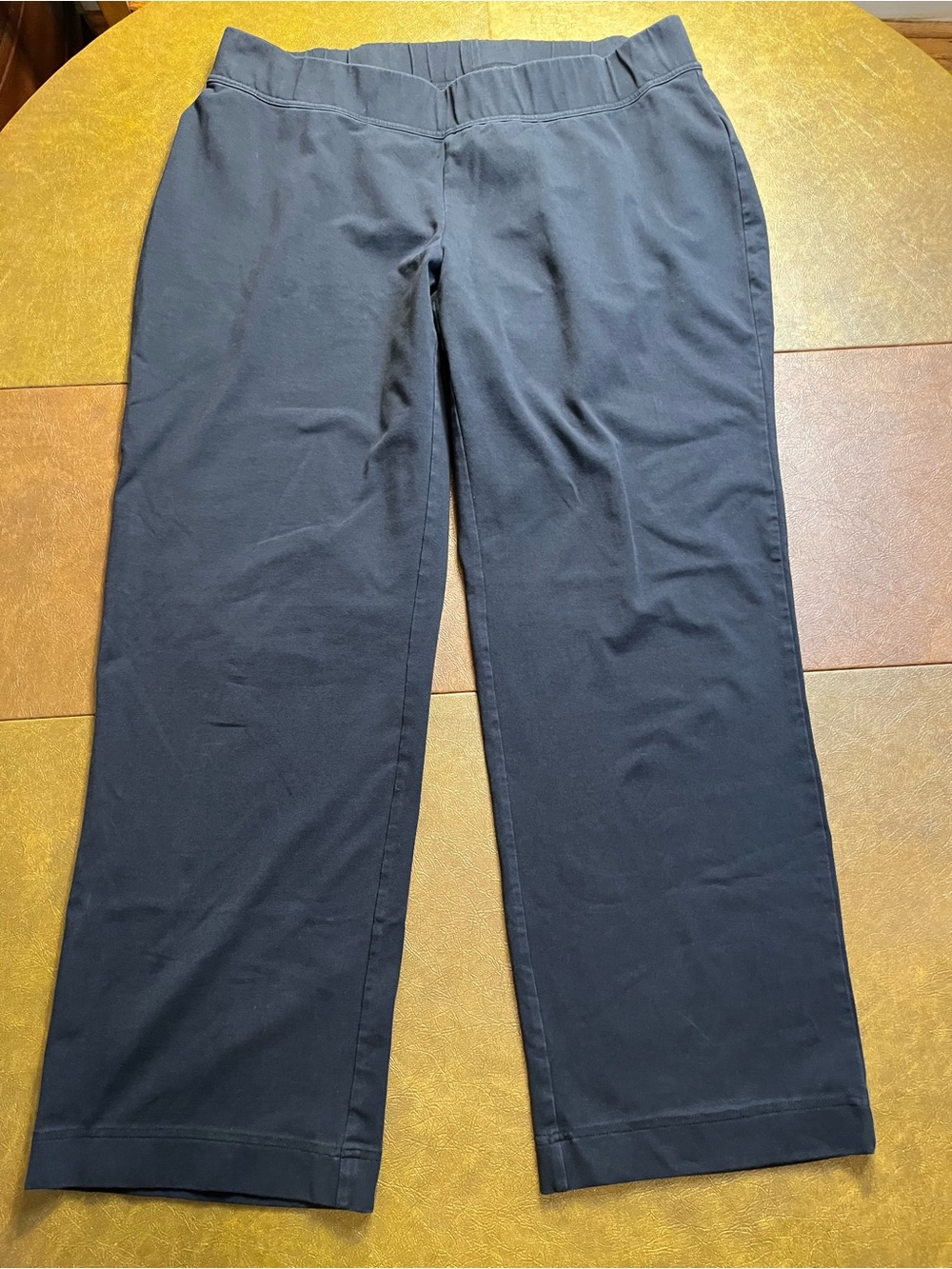 Lands' End Stretch Pants Pull-On Starfish Straight Leg Size 2X